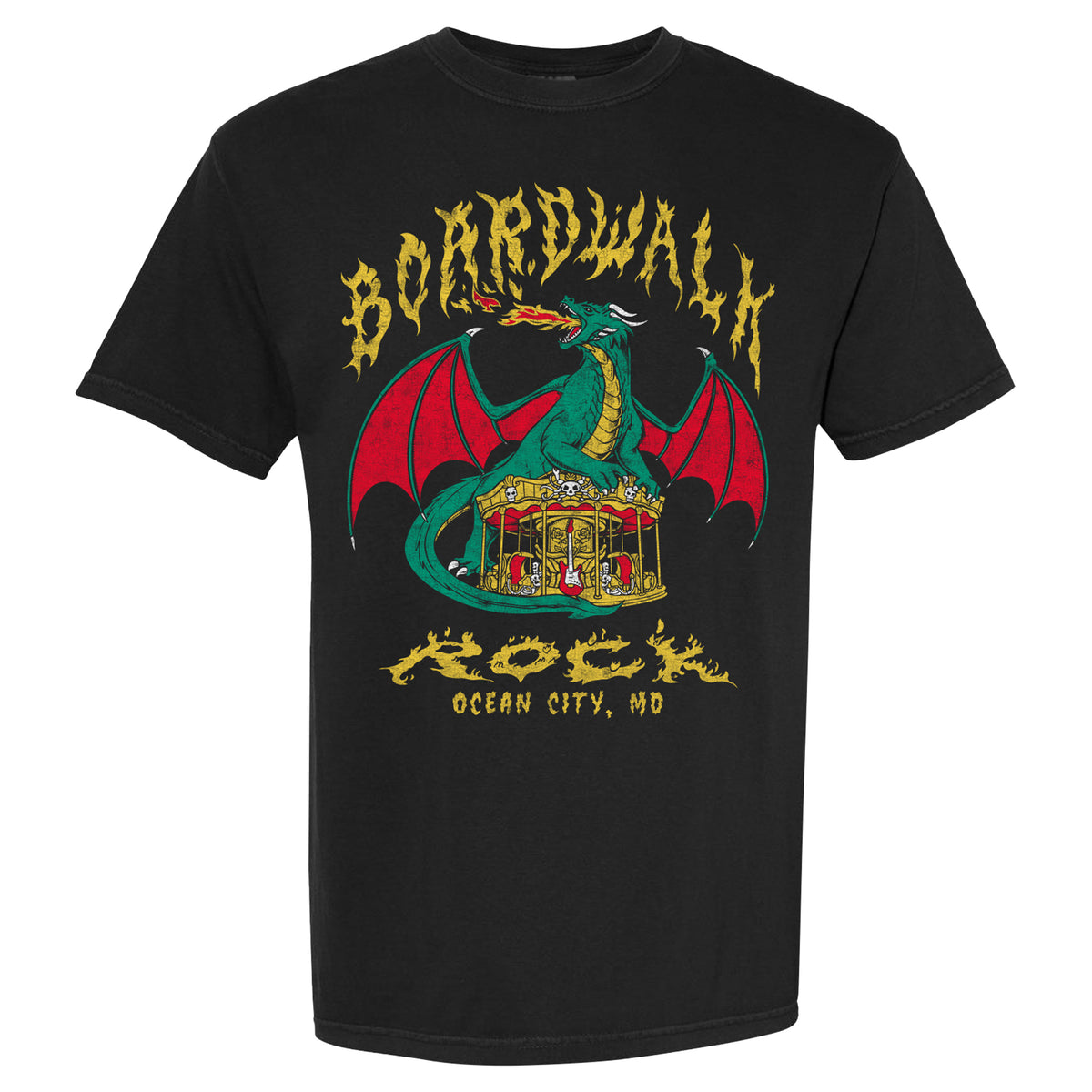 Dragon Lineup Tee - Black
