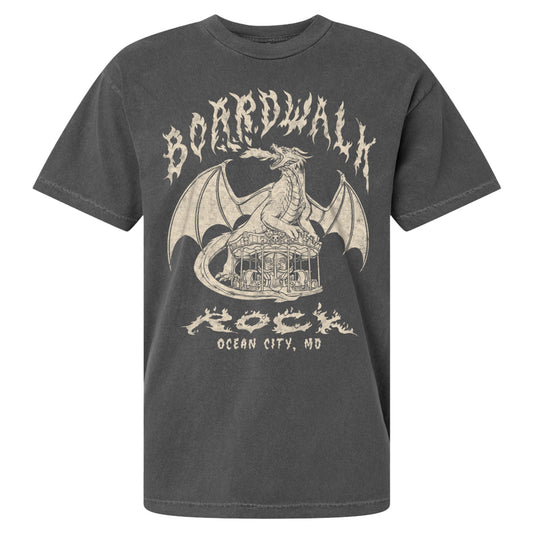 Dragon Lineup Tee - Faded Black